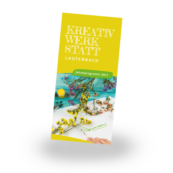 Flyer der Kreativwerkstatt